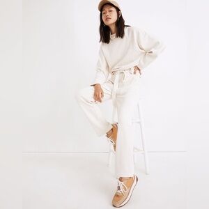 Madewell Brushed Jacquard Sweater and Pant Set